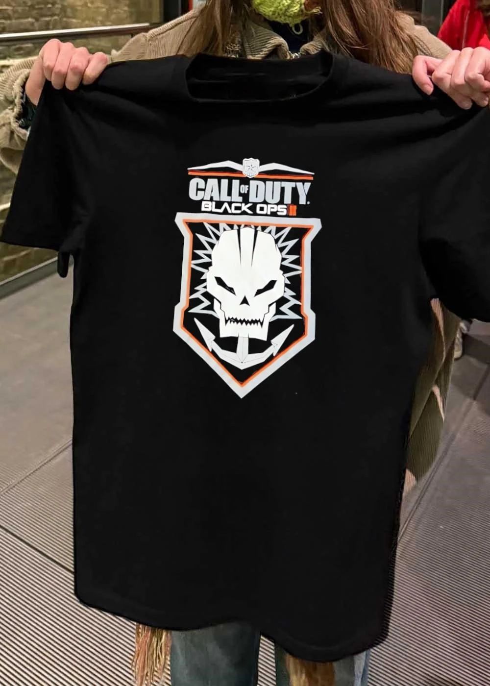 Call of Duty Black Ops II Shield Anchor Skull Logo T-Shirt