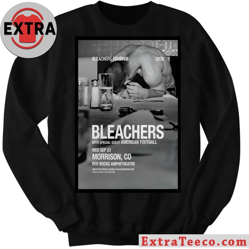 Bleachers Sept 23 2026 Red Rocks Amphitheatre In Morrison CO Poster Shirt
