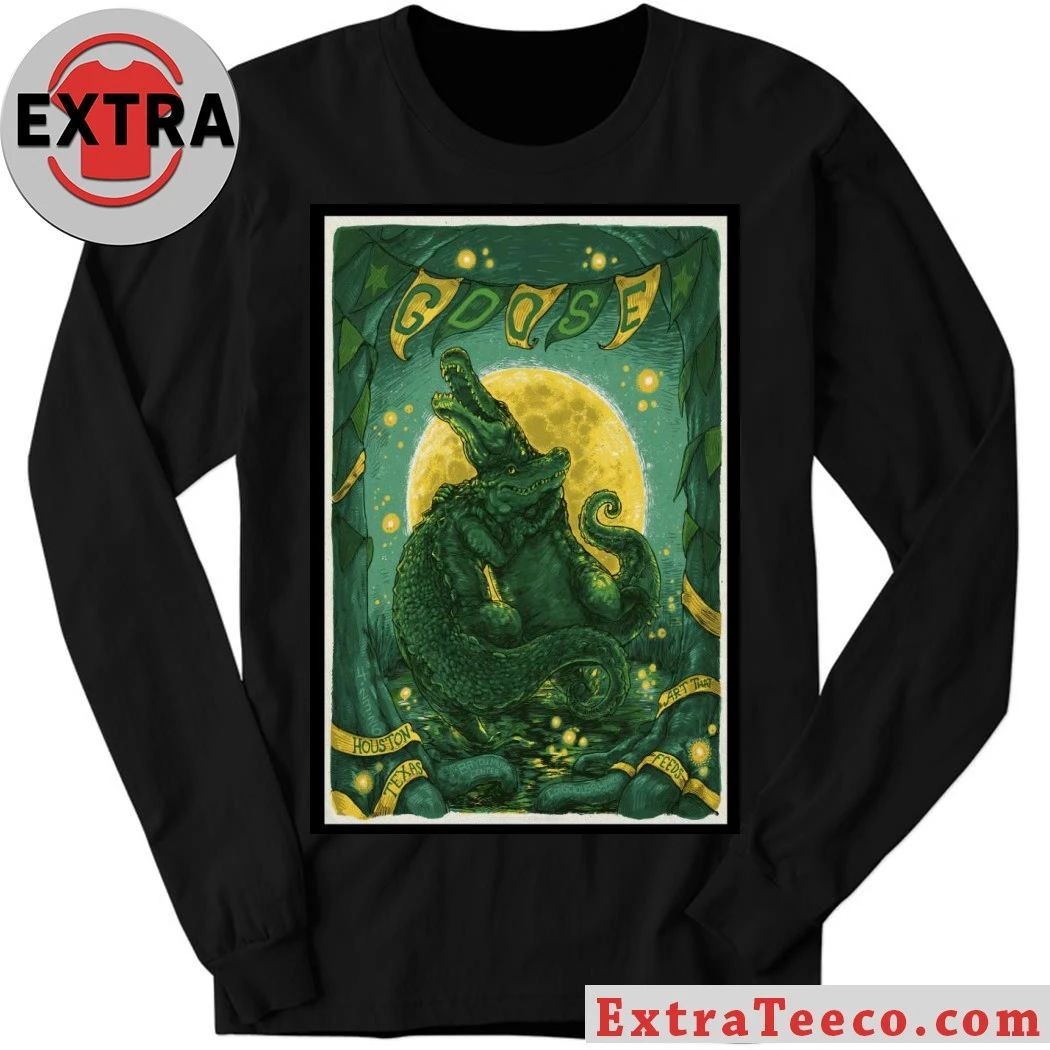 Goose Houston Bayou Music Center on 4 23 2026 Poster Shirt