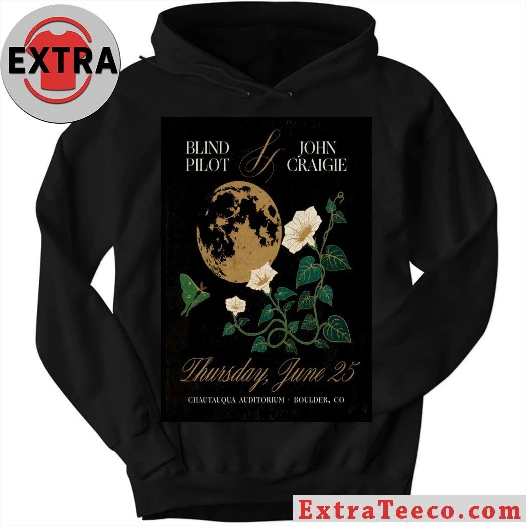 Original Blind Pilot And John Craigie Chautauqua Auditorium in Boulder CO Jun 25 2026 Poster Shirt