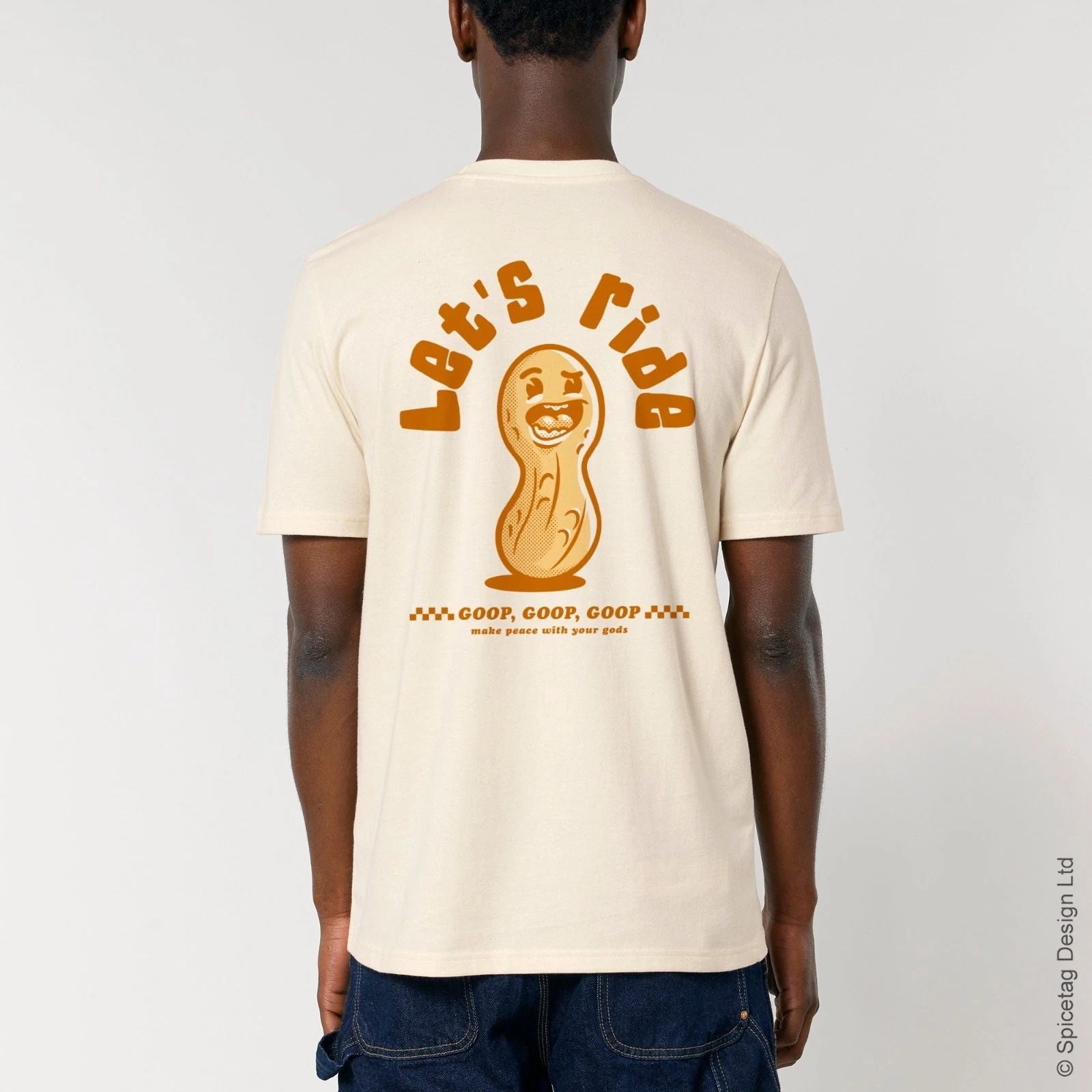 Peanut T-shirt Retro Video Game Tshirt Organic Gamer Top Tee Geeky Nerdy Goop