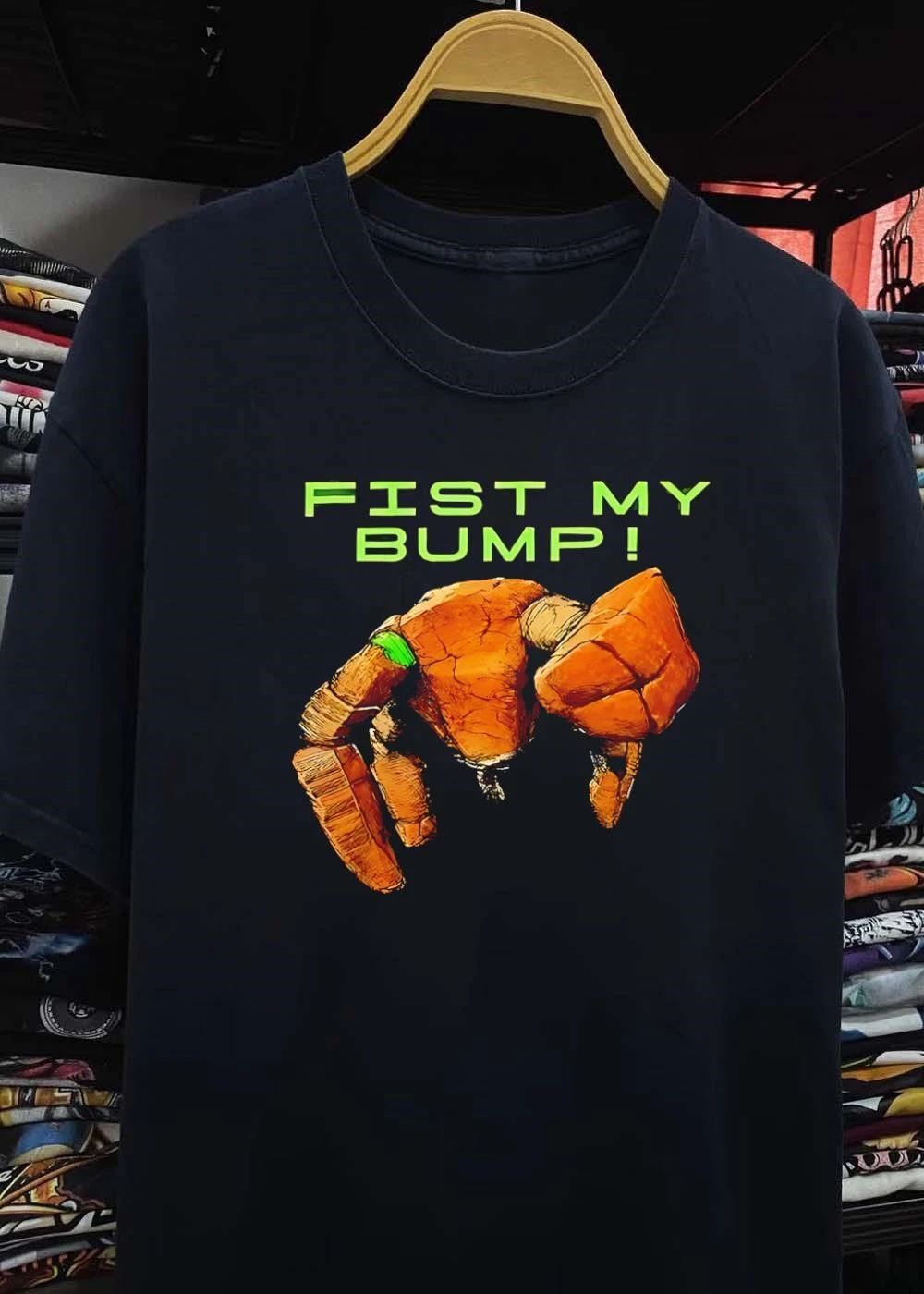 Fist My Bump Fist Bump Rock Creature Graphic T-Shirt