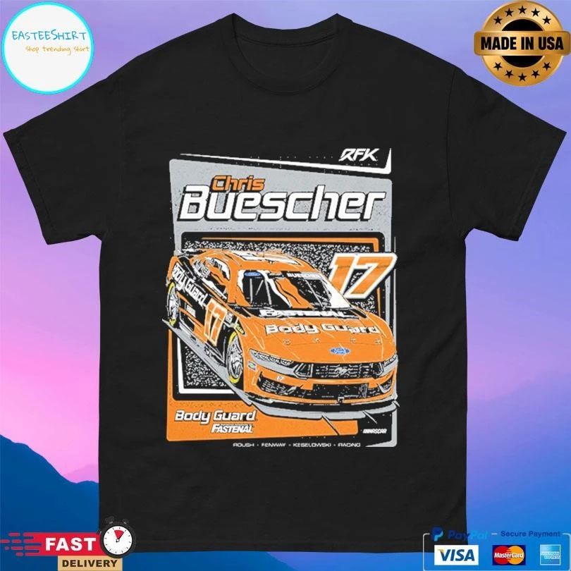 Chris Buescher 2026 17 Body Guard T-shirts