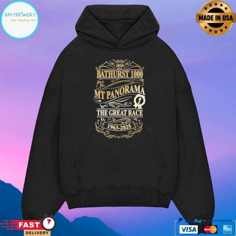 Bathurst 1000 Mt Panorama The Great Race 1963-2025 T-shirts