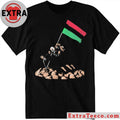 Civil Rights Leaders Raising Pan African Flag Iwo Jima Style Black History Shirt