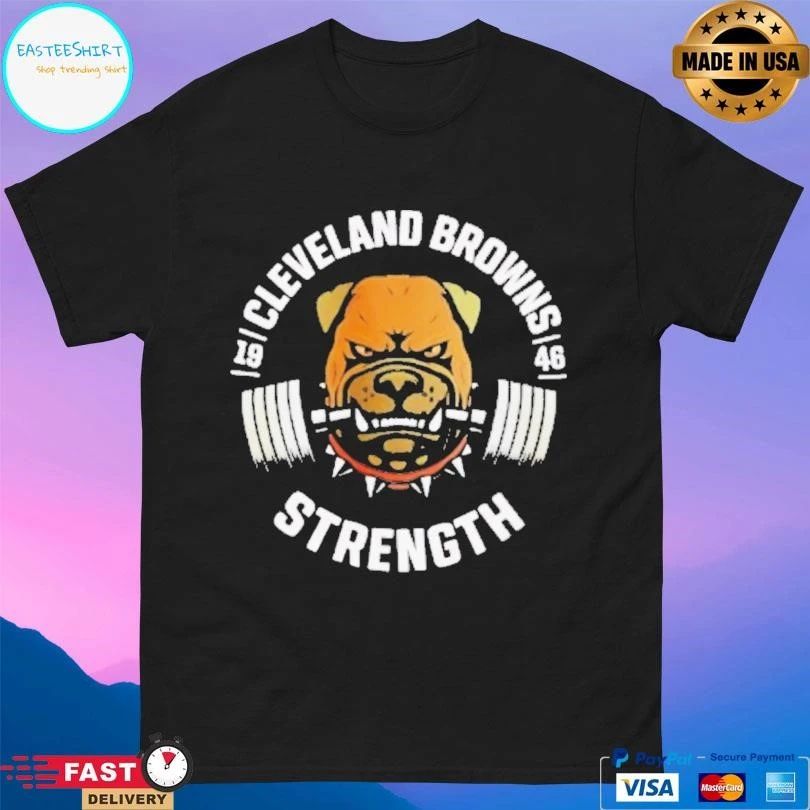 Myles Garrett Bulldog Cleveland Browns Strength 1946 T-shirts