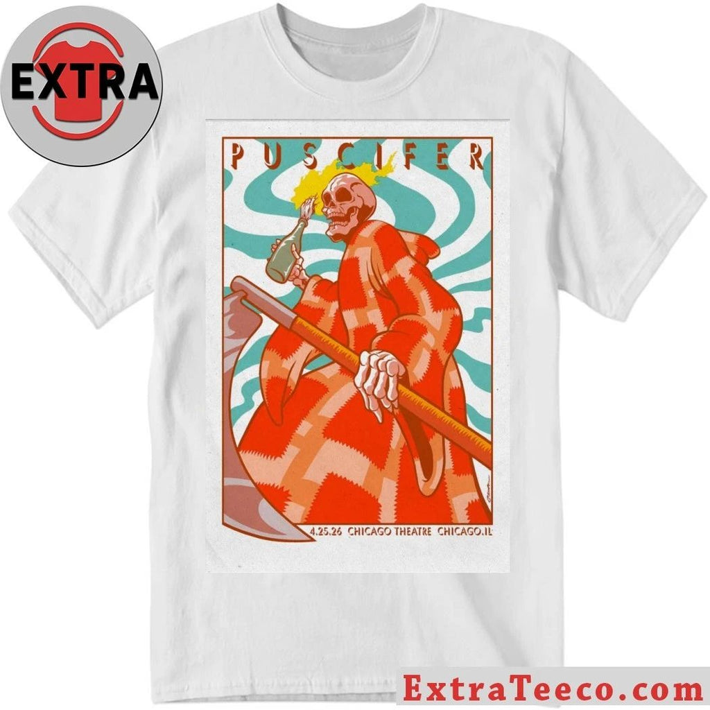 Puscifer Apr 25 2026 The Chicago Theatre Show Poster Shirt