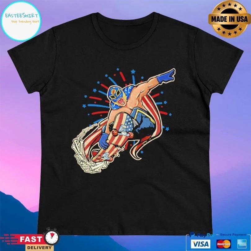 El Luchador 4th Of July Og Vintage T-shirts