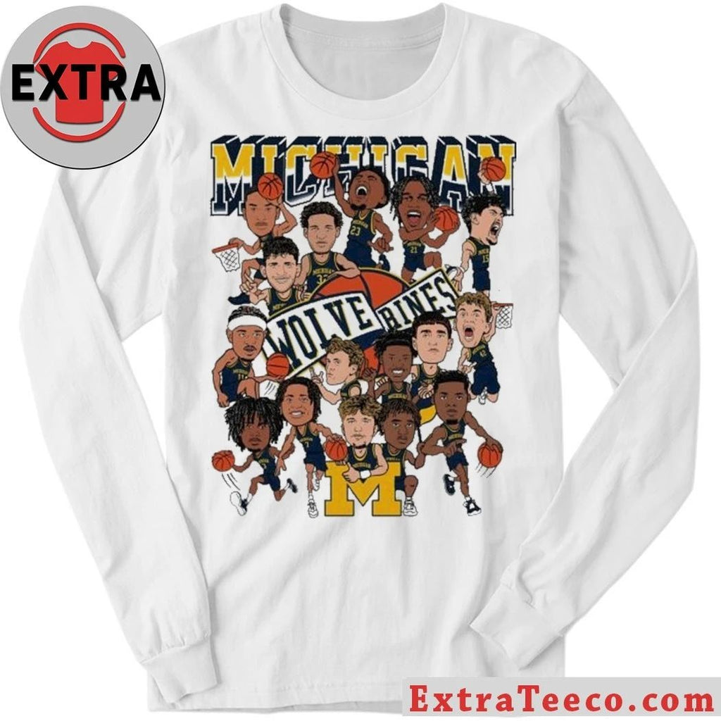 Stadium Family Crowd Kids Michigan Caricature Shirt
