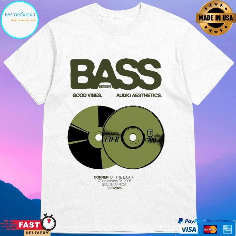 Bass Thesis Good Vibes Audio Aesthetics T-shirts
