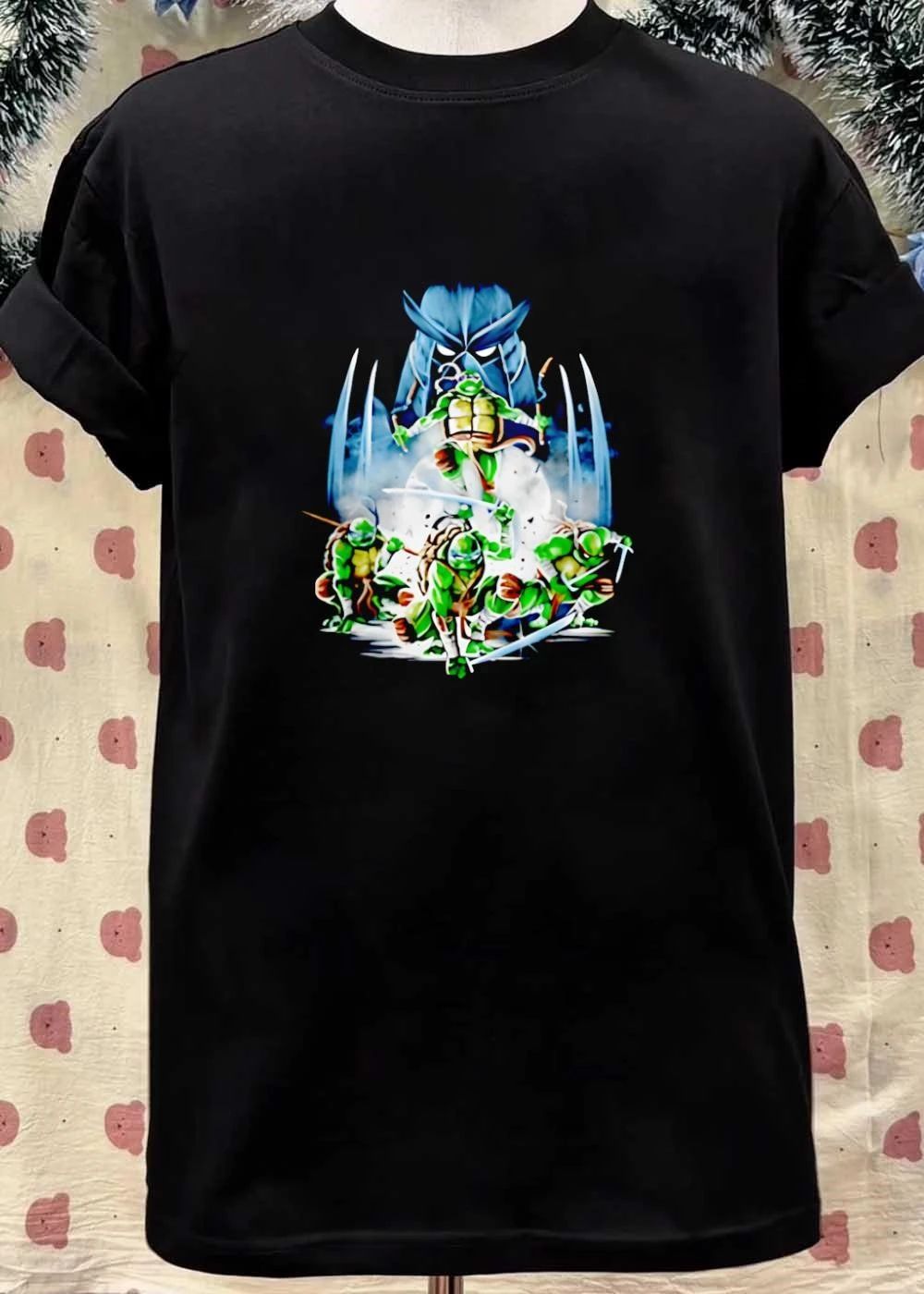 TMNT Shredder Combat Ninja Turtles Fighting Graphic shirt
