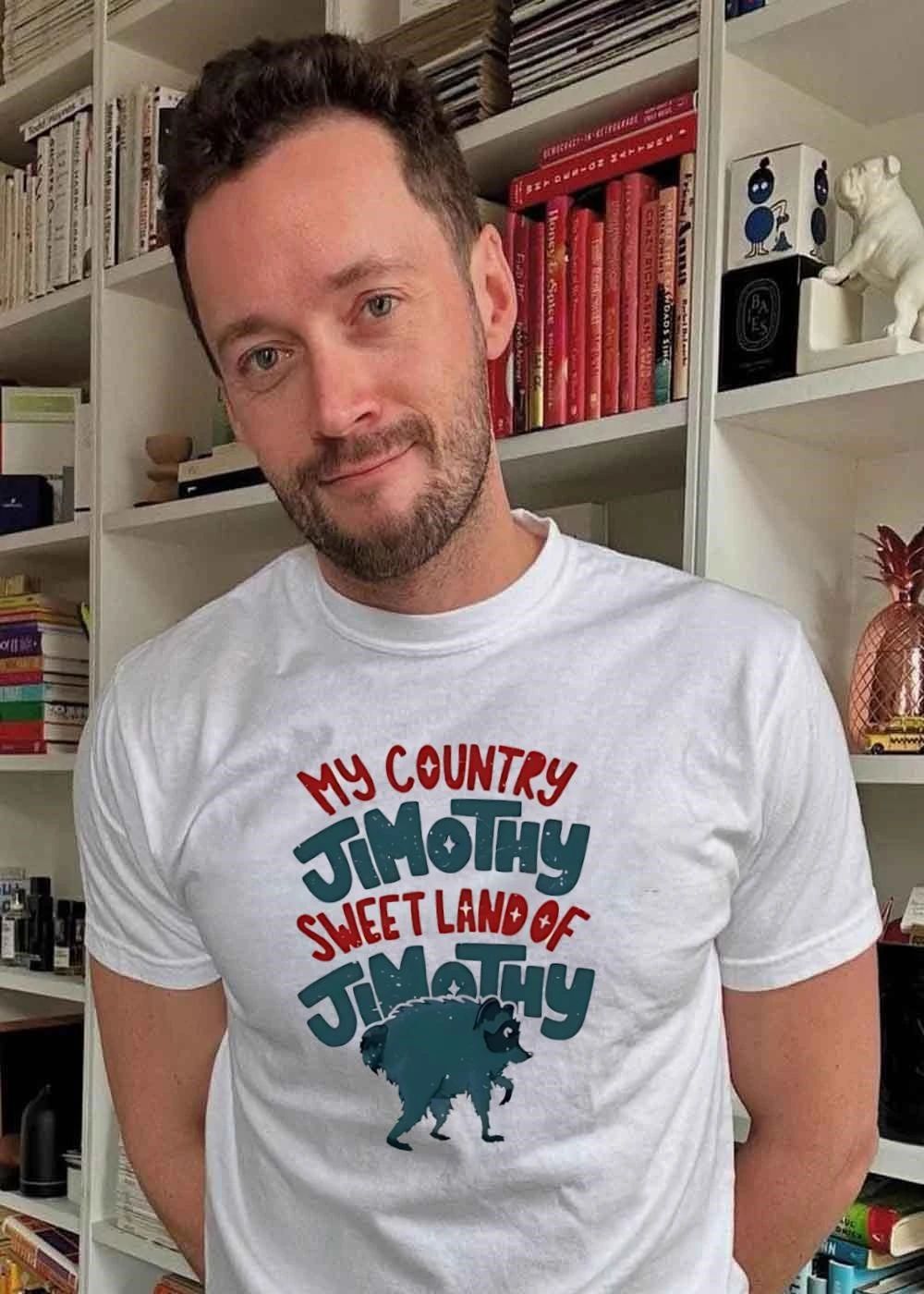 Raccoon Walking My Country Sweet Land of Jimothy shirt