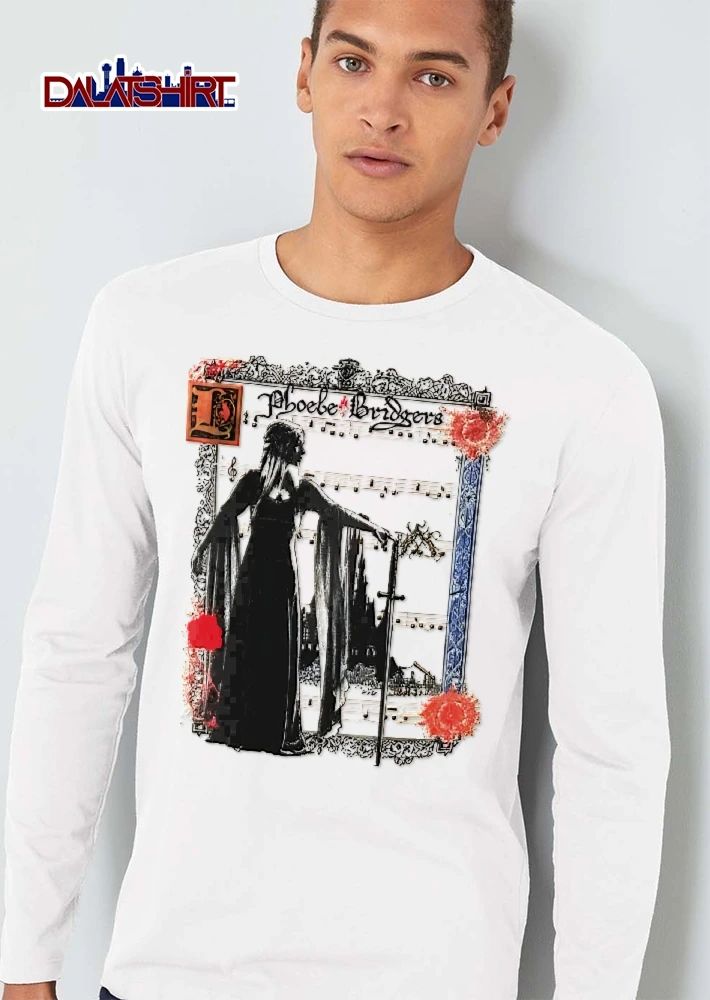 Phoebe Bridgers Medieval Lady Sword Castle Sheet Music Border shirt