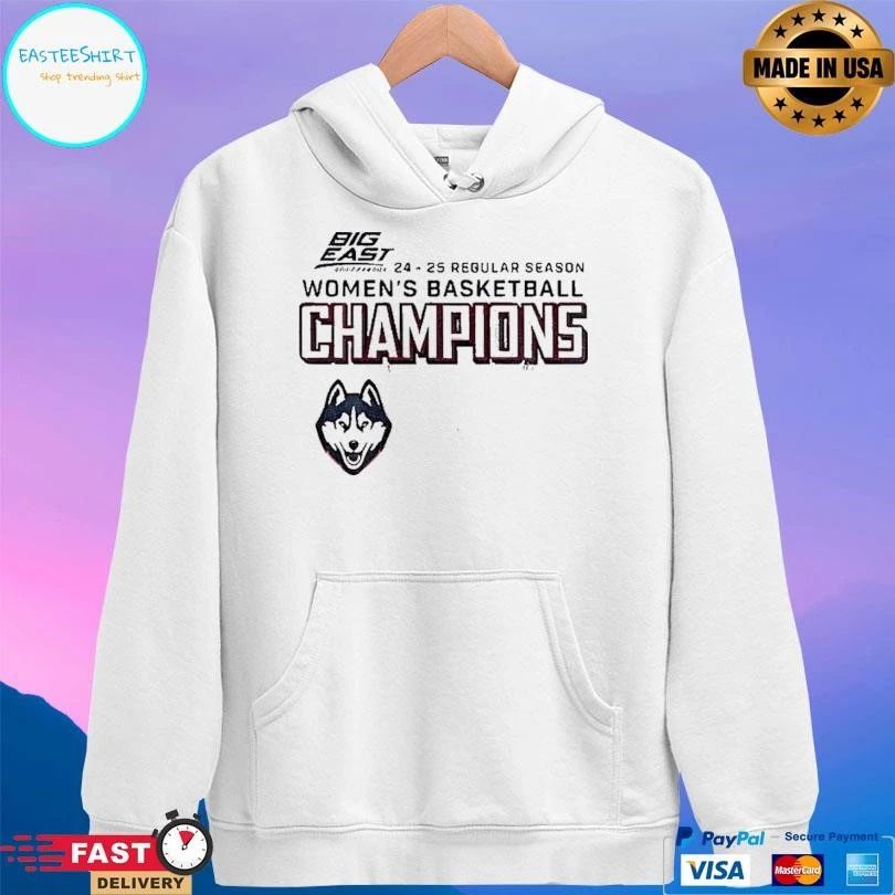 Uconn Women’s Basketball Nba 2024 25 Big East Wbb Tournament Champions T-shirts