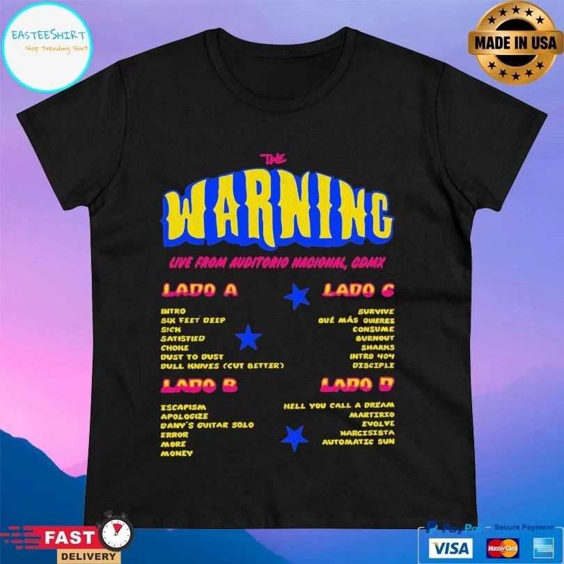 The Warning Live From Auditorio Nacional Cdmx Survive T-shirts