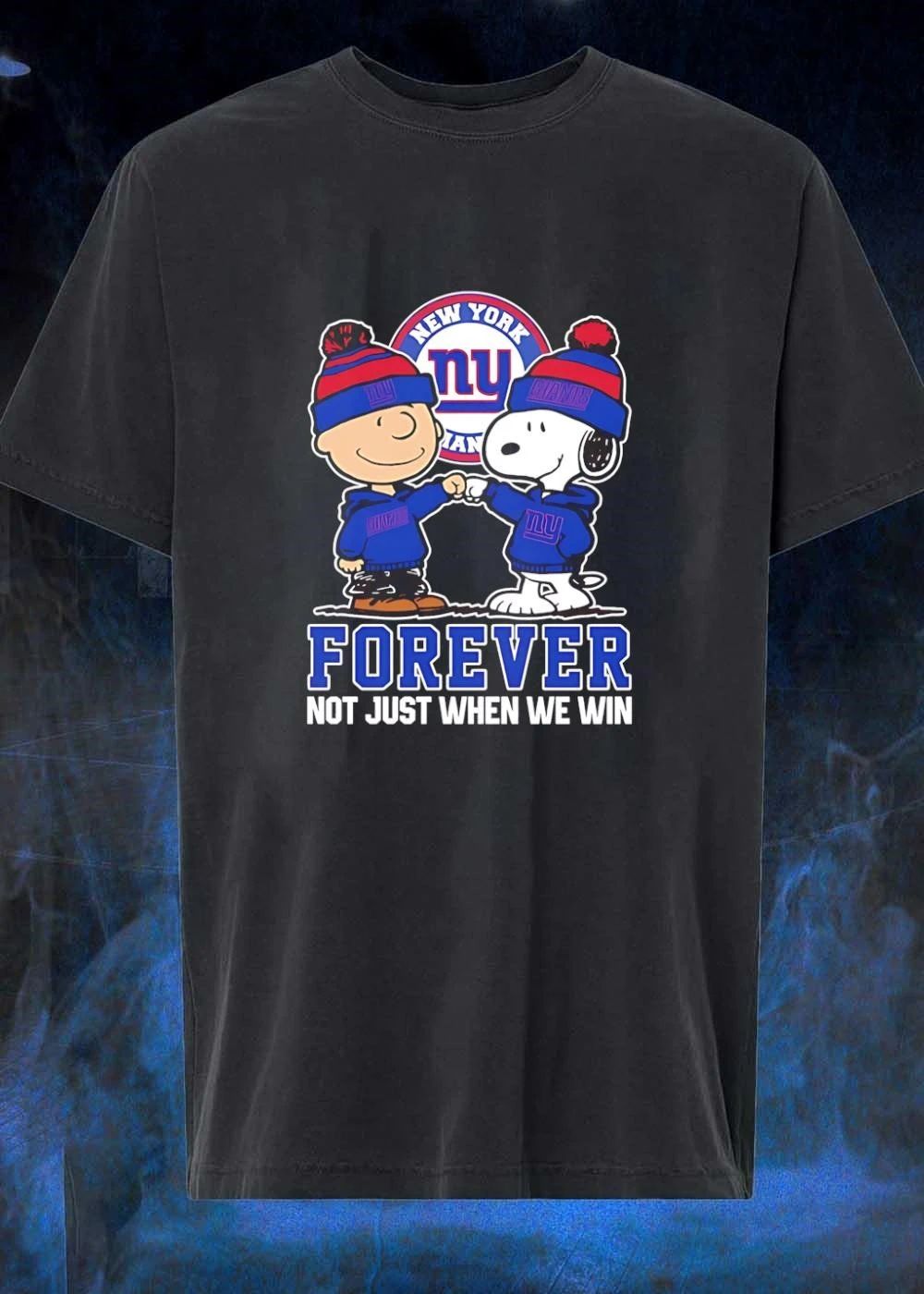 Peanuts Gang Forever Not Just When We Win New York Giants shirt