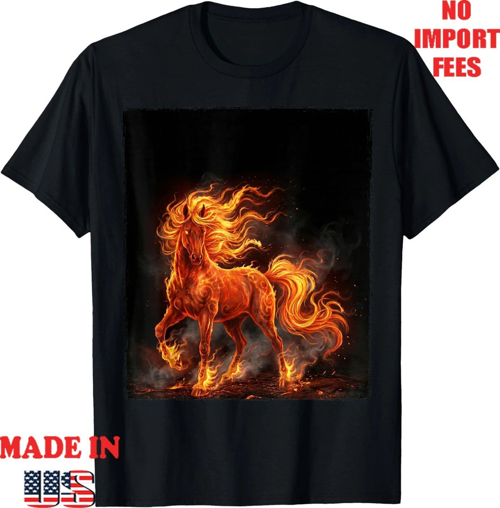 Year of The fire Horse 2026 Chinese Zodiac Lunar New Year T-Shirt,Adult Kid Tees