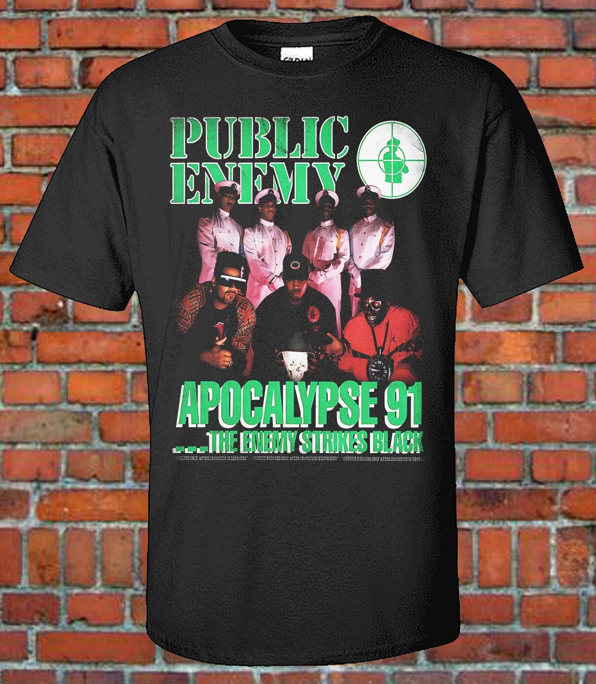 Public Enemy Apocalypse 91 Graphic Rap Tee
