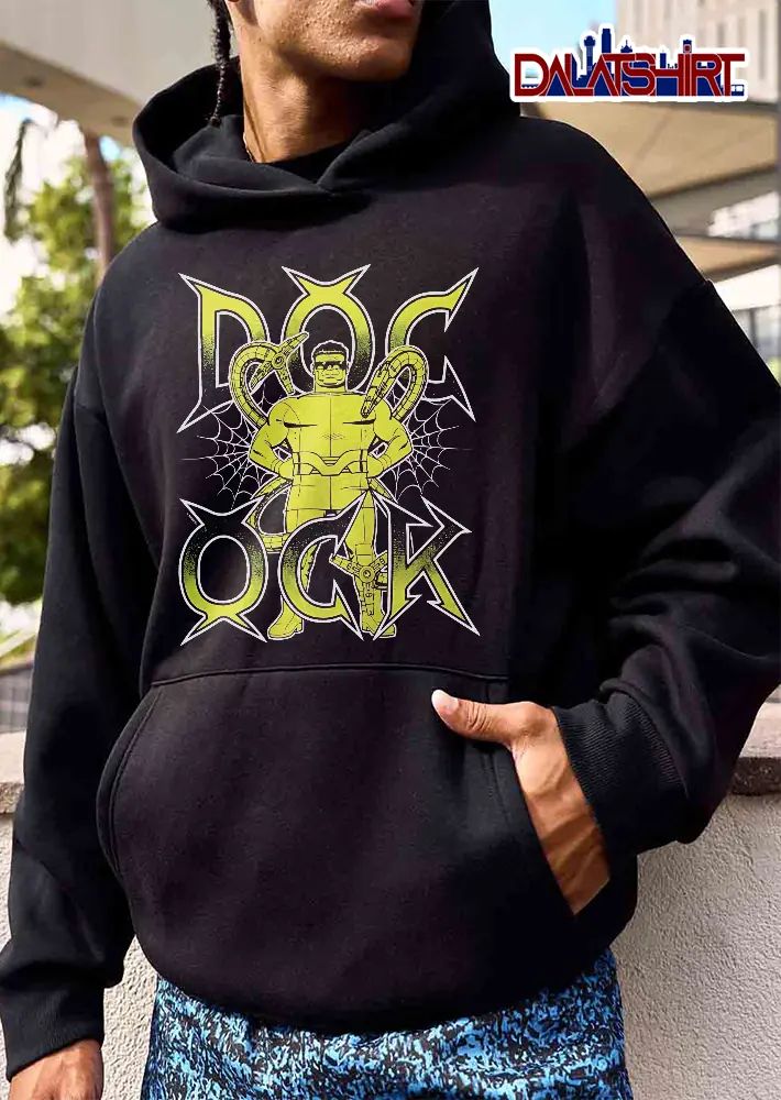 Doc Ock Doctor Octopus Green Villain Mechanical Tentacles Spider Web shirt
