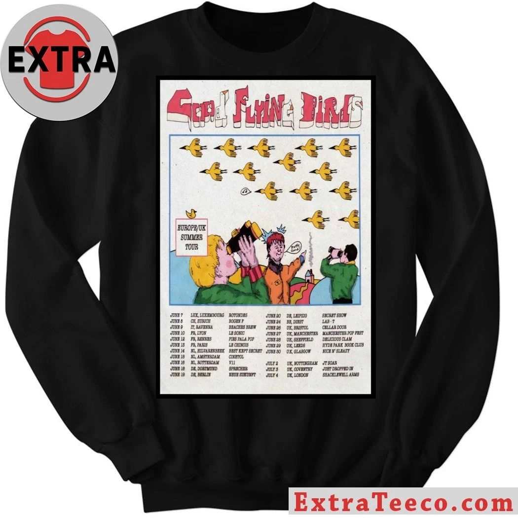 Good Flying Birds Summer EU UK Tour 2026 Poster Shirt
