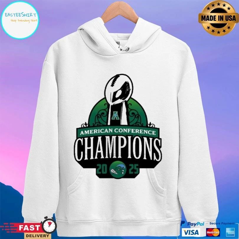 Tulane Green Wave 2025 American Conference Champions New Logo T-shirts