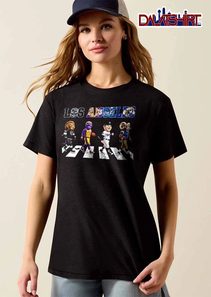 Los Angeles lion mascot basketball player mascot baseball player mascot ram mascot shirt