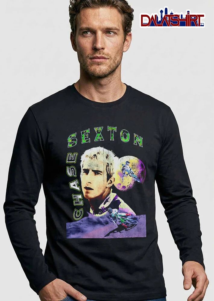 Chase Sexton Portrait Motocross Dirt Bike Rider Moon Bootleg Distressed shirt