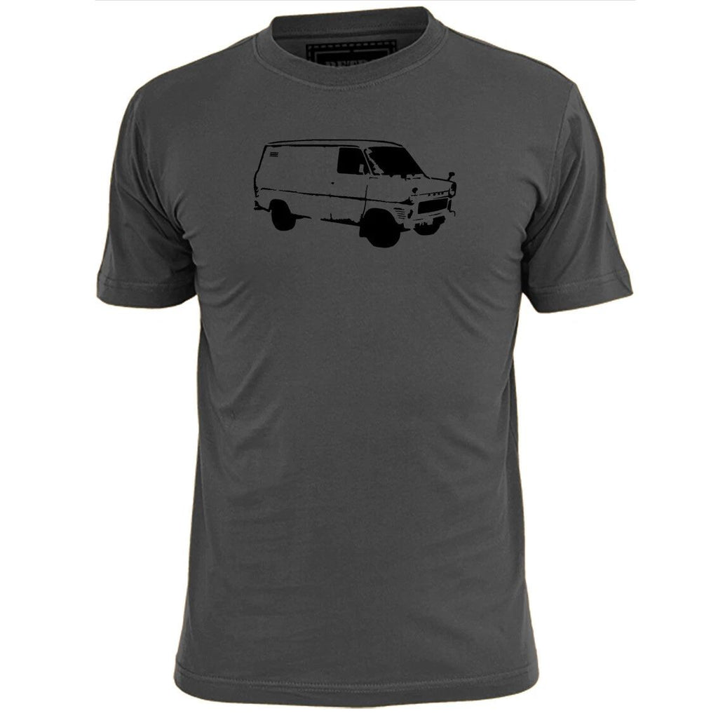 Mens 1970's Ford Transit Van T Shirt Retro Work Vehicle