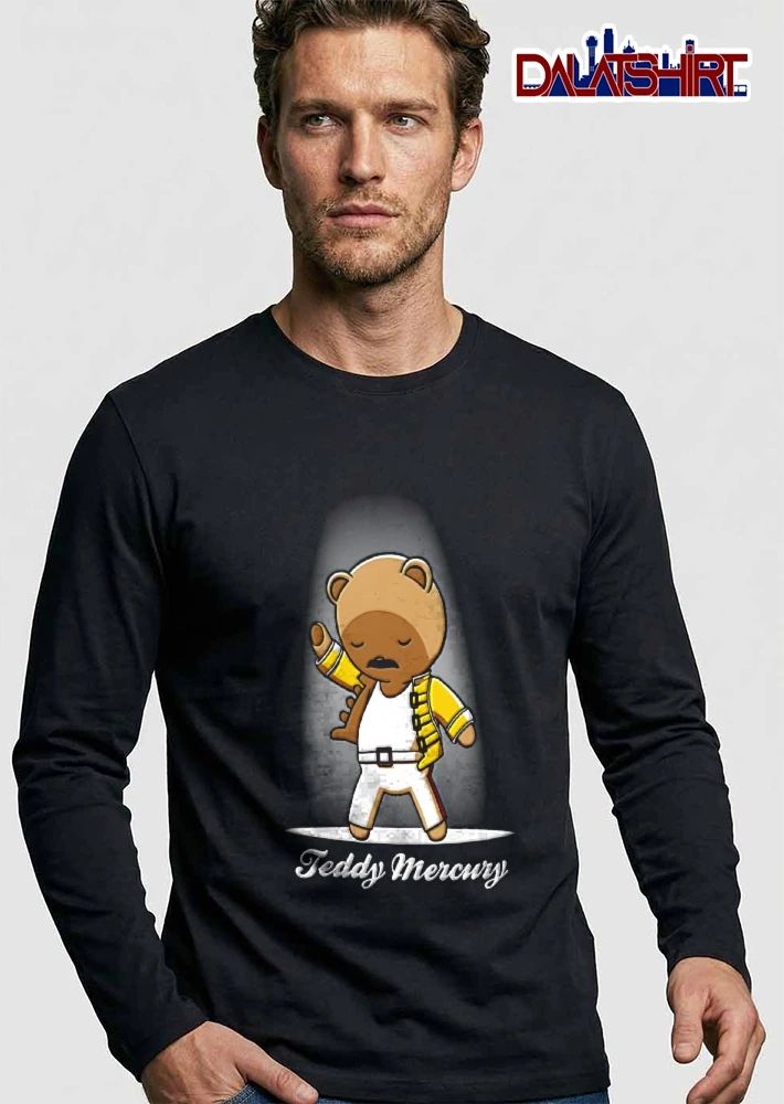 Teddy Mercury Cartoon Bear Stage Yellow Jacket Pose Spotlight shirt
