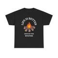 Life Is Better Around the Bonfire T-Shirt | Campfire Graphic