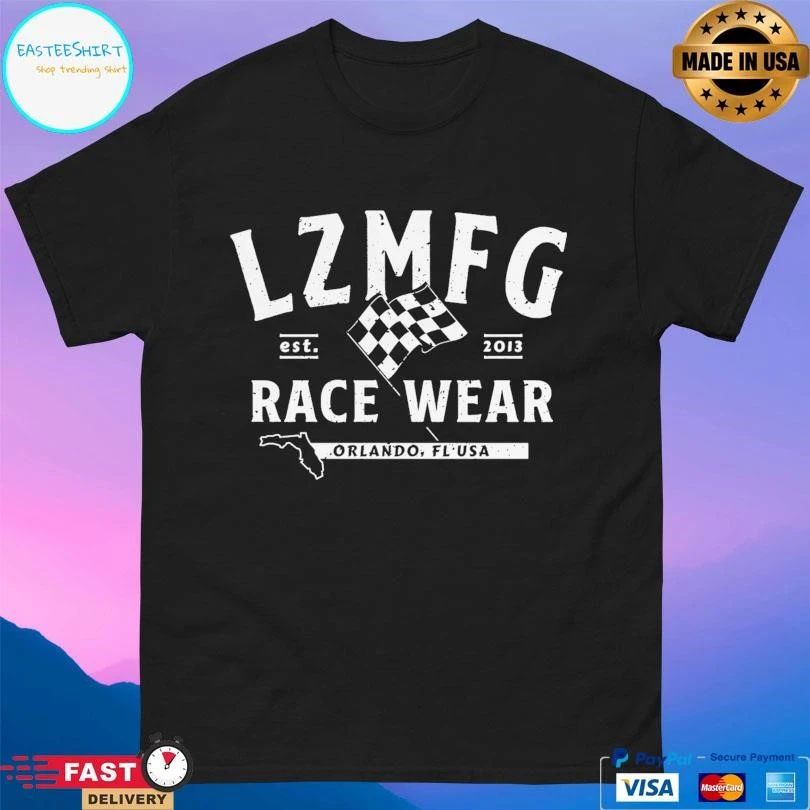 LZMFG Race Wear Orlando Fl Usa Est 2013 T-shirts