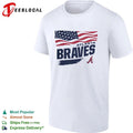 Atlanta Braves Waving Flag Atlanta Braves T-shirt