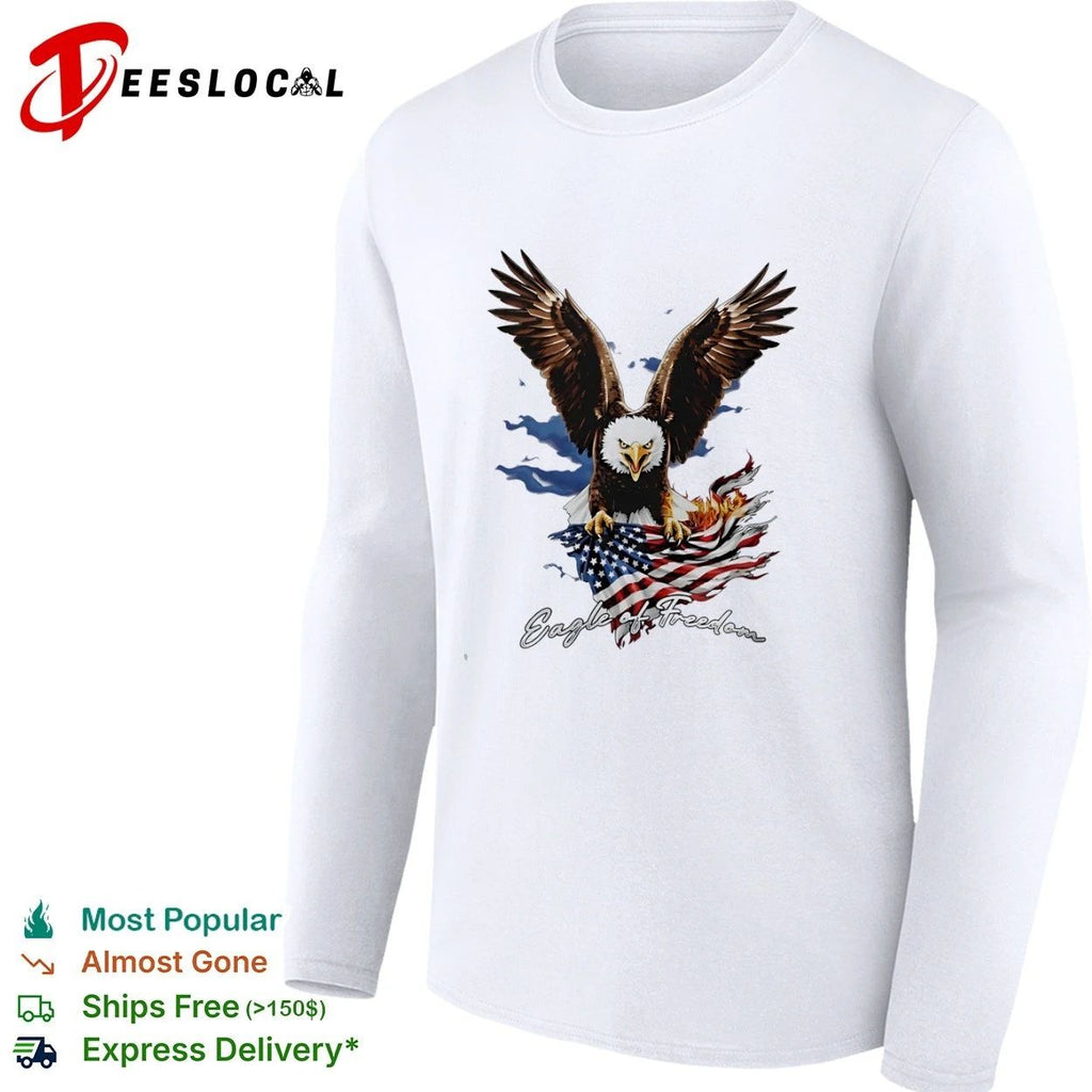 Eagle of Freedom American Flag patriotic T-shirt