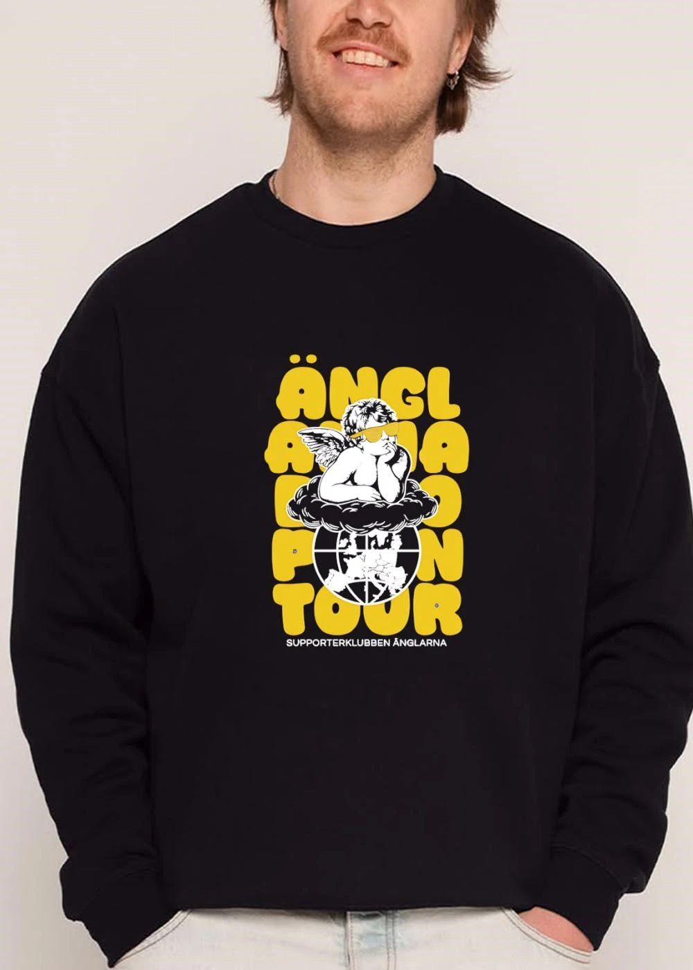 Supporterklubben Anglarna On Tour Cherub Sunglasses Globe Cloud shirt