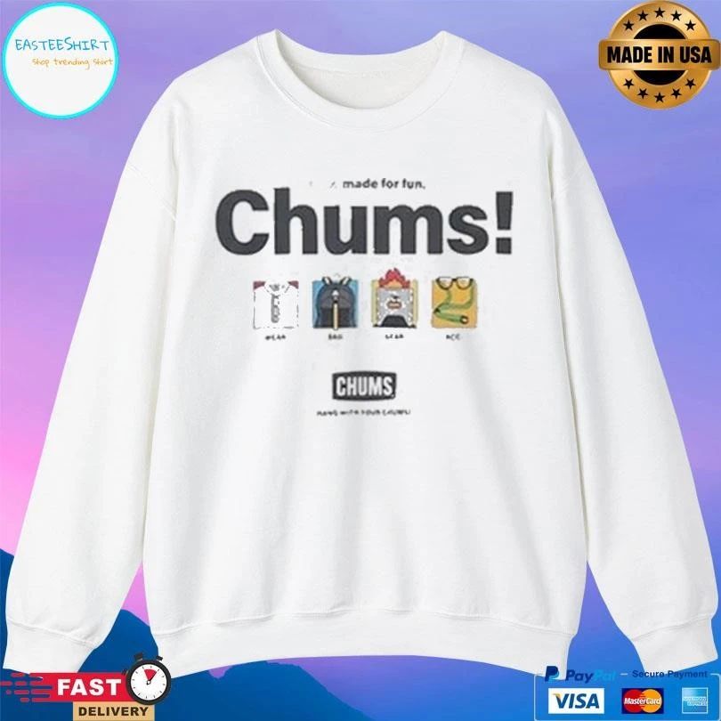 100 Made For Fun Chums T-shirts