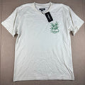 BrandMakers Shirt Men L Beige Highway 420 Cannabis Graphic Tee Nature’s Remedy