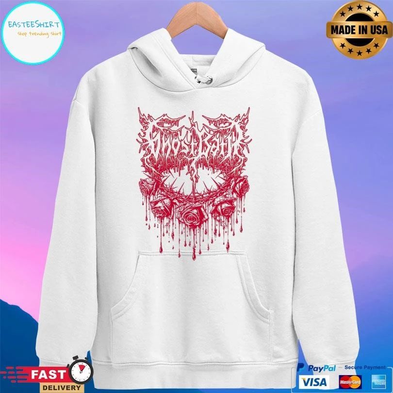 Ghost Bath Rose Thorn Illustration T-shirts