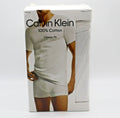 Calvin Klein Men's Cotton Stretch Undershirt V-Neck 5 Pack White & Grey - NEW