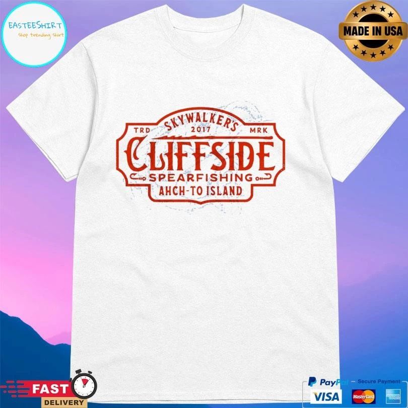 Skywalker’s Luke’s Cliffside Spearfishing Ahch-To Island 2017 T-shirts