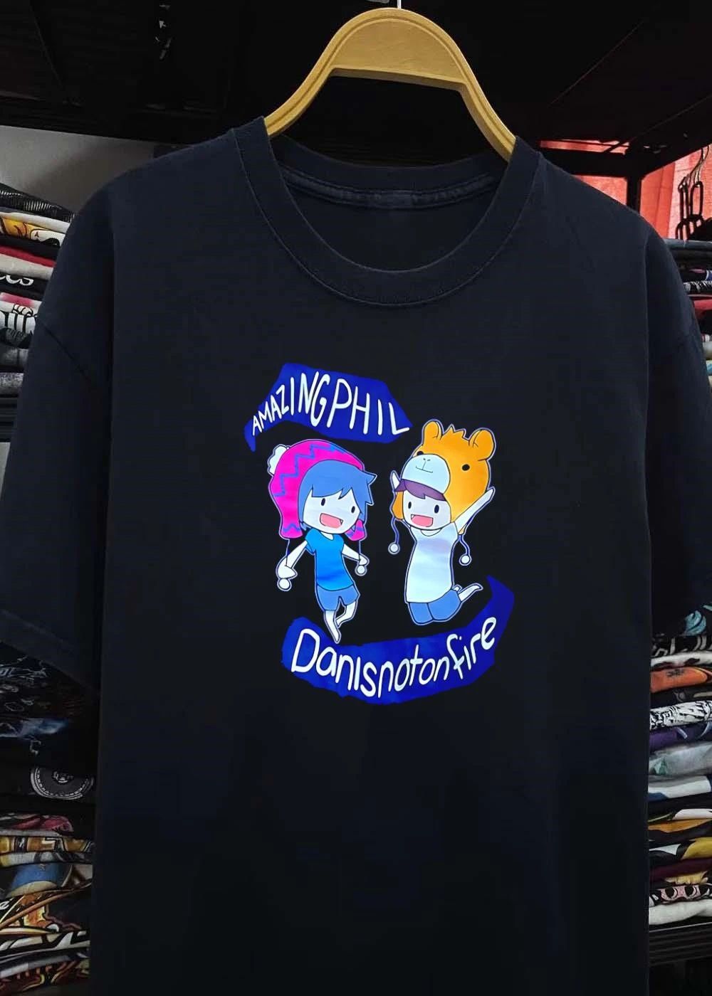 Amazing Phil and Danisnotonfire Characters Jumping shirt