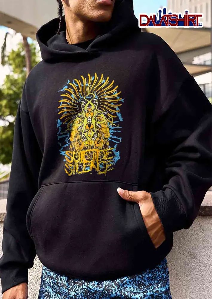Suicide Silence Green Tentacle Monster Egyptian Sarcophagus Yellow Rays shirt