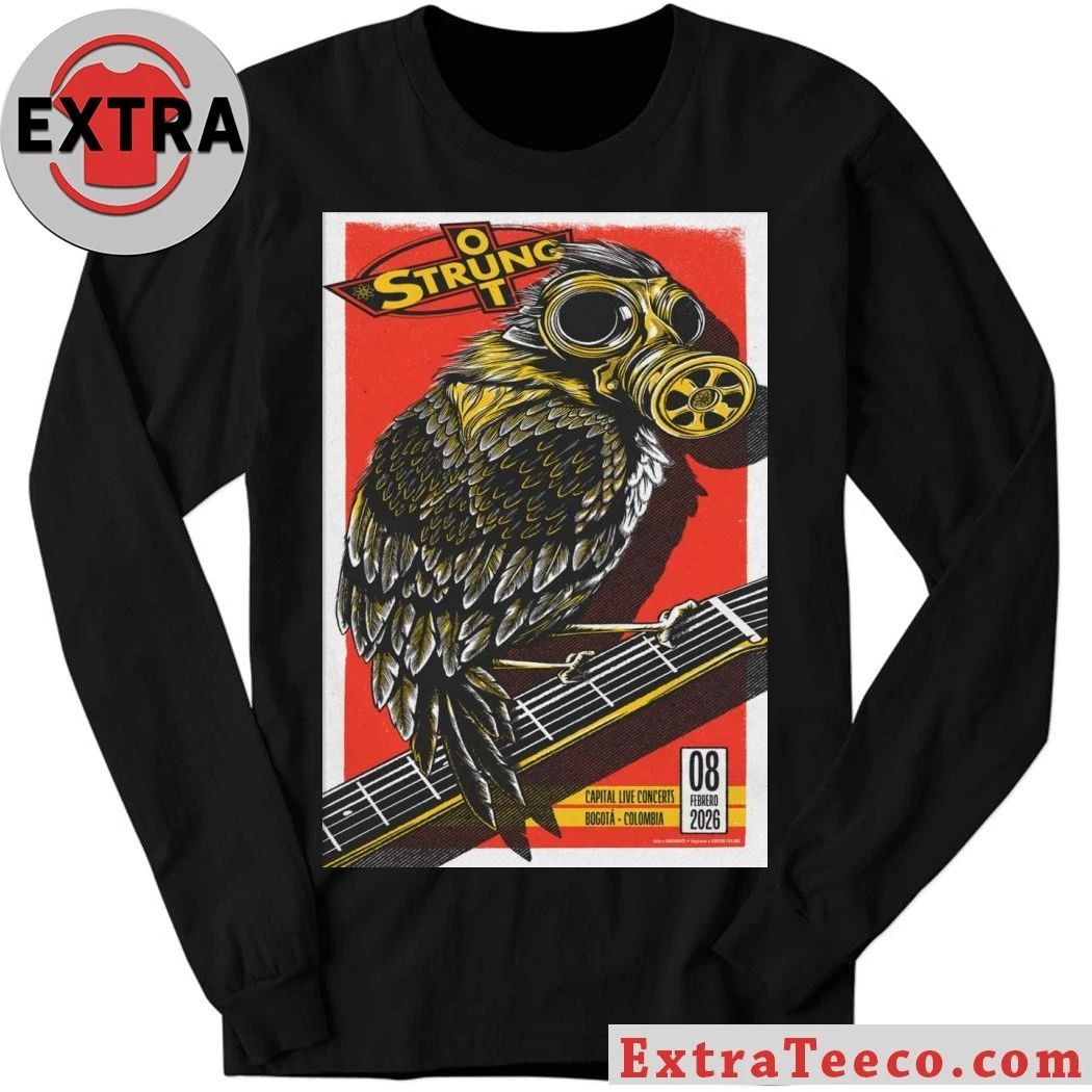 Strung Out February 8 2026 At Capital Music By Relevant Show Poster Shirt