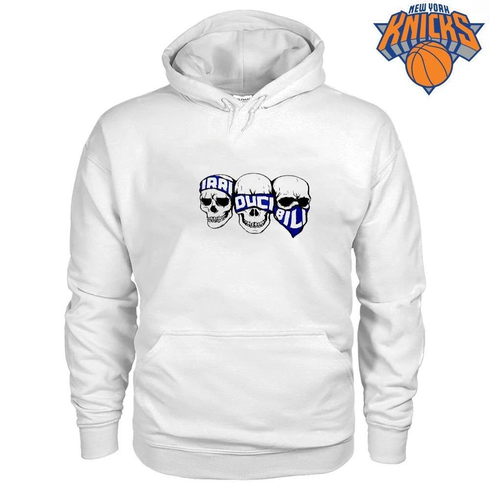 Irriducibili Three Skulls Blue Bandana Mask Graphic Ultra Football Fan Style Shirt