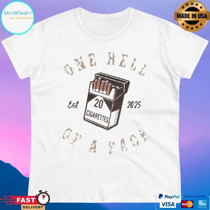 Morgan Wallen One Hell Of A Pack 20 Cigarettes Est 2025 T-shirts