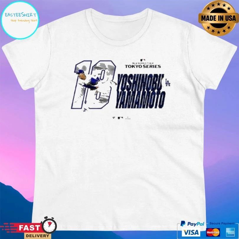 Yoshinobu Yamamoto Los Angeles Dodgers Mlb Tokyo Series T-shirts