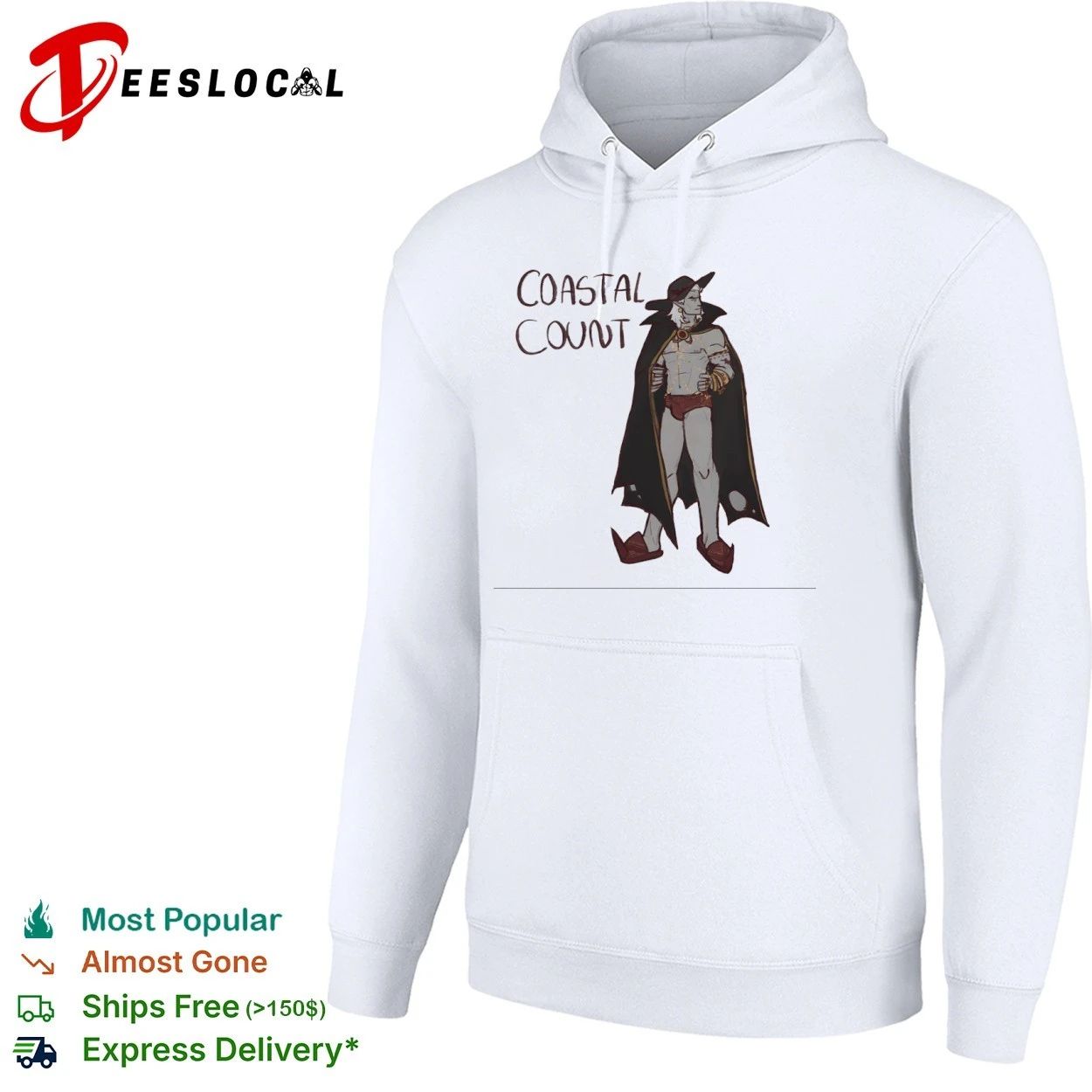 Coastal Count vampire fantasy character T-shirt