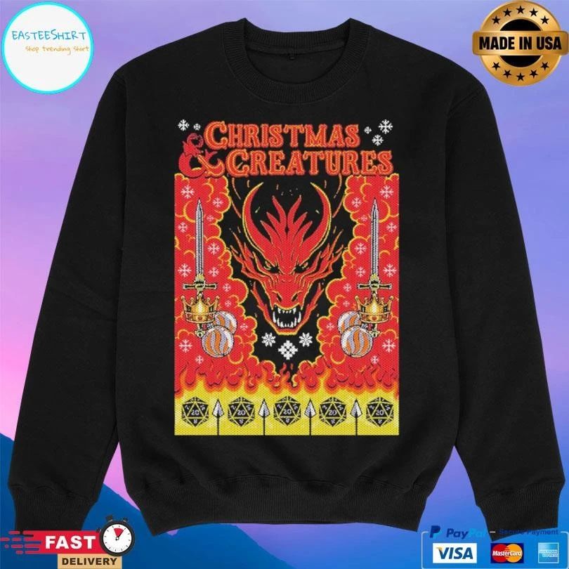 Christmas And Creatures Arinesart T-shirts