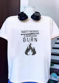 The Walking Dead Nasty Negan 5 Borough Burn Baseball Bat Graphic shirt