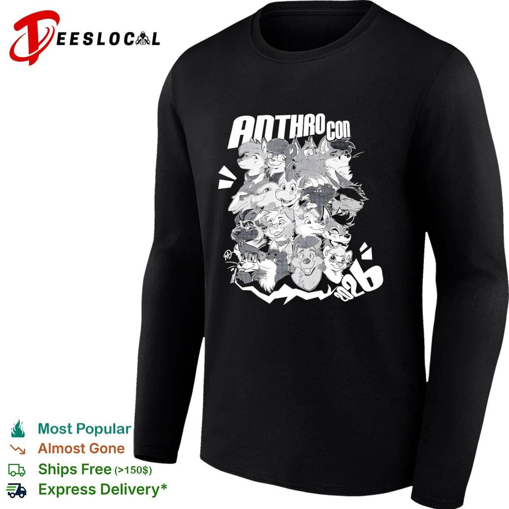 Anthro Con 2026 furry fandom convention T-shirt