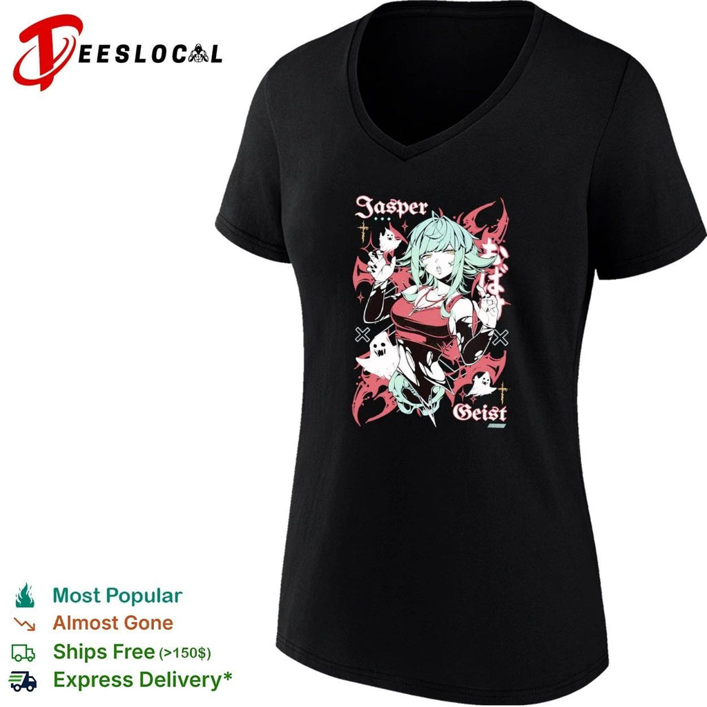 Jasper Geist Anime Girl Ghost goth manga T-shirt